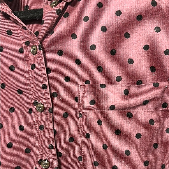 Purple corduroy Madewell button-up - Picture 4 of 4